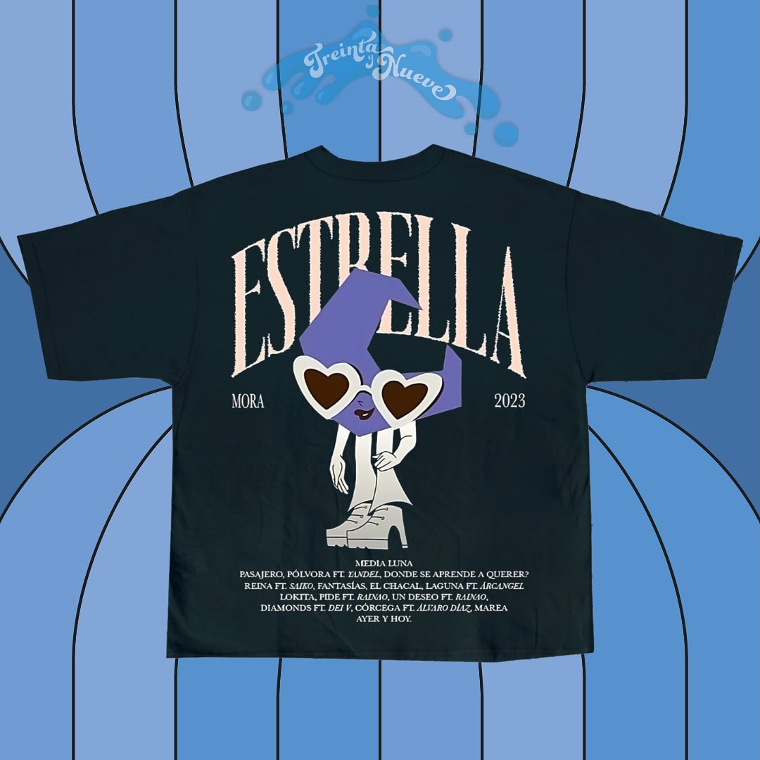 Camiseta Album Mora Medialuna